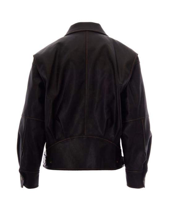 26FW 리우조 가죽 자켓 3395182 Brown - LIU JO