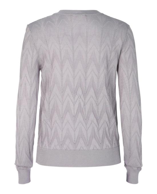  엠 미쏘니 니트웨어 S23UN0A BK043F S91OY 00017 L Grey - M MISSONI