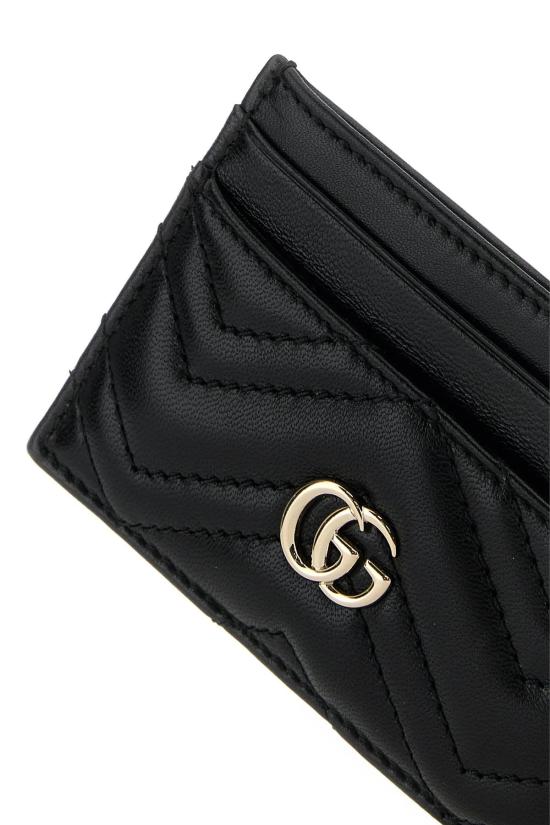 26FW 구찌 GG 마몽 카드지갑 구찌 443127 AAFAX 1000 BLACK DOM - GUCCI