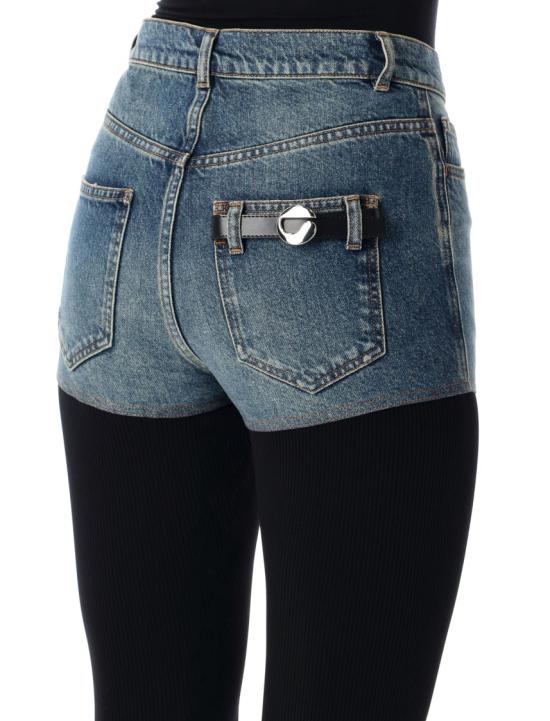 25FW 코페르니 데님 숏팬츠 COPP137F2022BLKBLUE - COPERNI