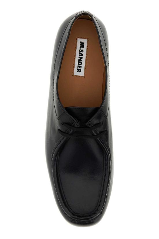  질샌더 로퍼 질 샌더 후드 레이스업  블랙 - JIL SANDER