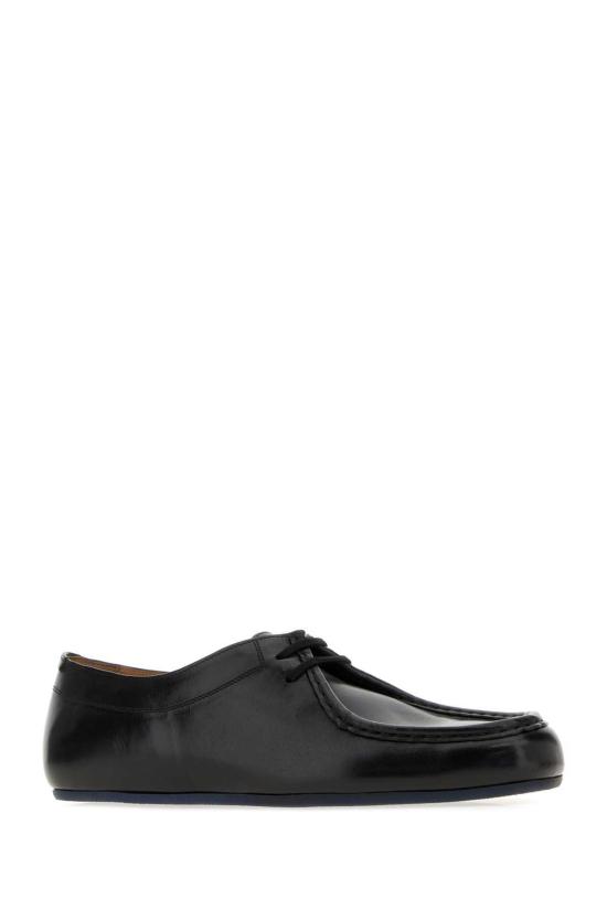  질샌더 로퍼 질 샌더 후드 레이스업  블랙 - JIL SANDER