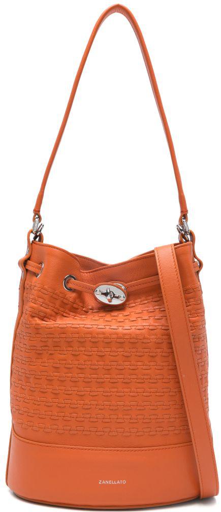 26SS 자넬라토 숄더백 068980SMUSIVAZ0394 ORANGE