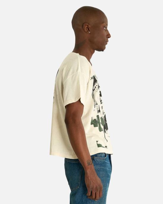  앙팡리쉬데프리메 반팔 티셔츠 Enfants Riches Deprimes Nun Kicks Baby T Shirt Dirty White - ENFANTS RICHES DEPRIMES