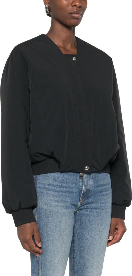 26FW 케이트 카라리스 레더 봄버 자켓 62414242200 BLACK - KHAITE
