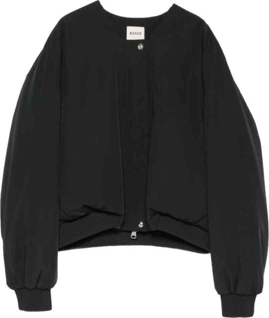 26FW 케이트 카라리스 레더 봄버 자켓 62414242200 BLACK
