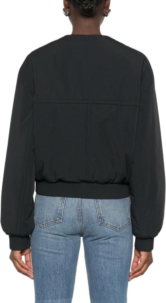 26FW 케이트 카라리스 레더 봄버 자켓 62414242200 BLACK - KHAITE