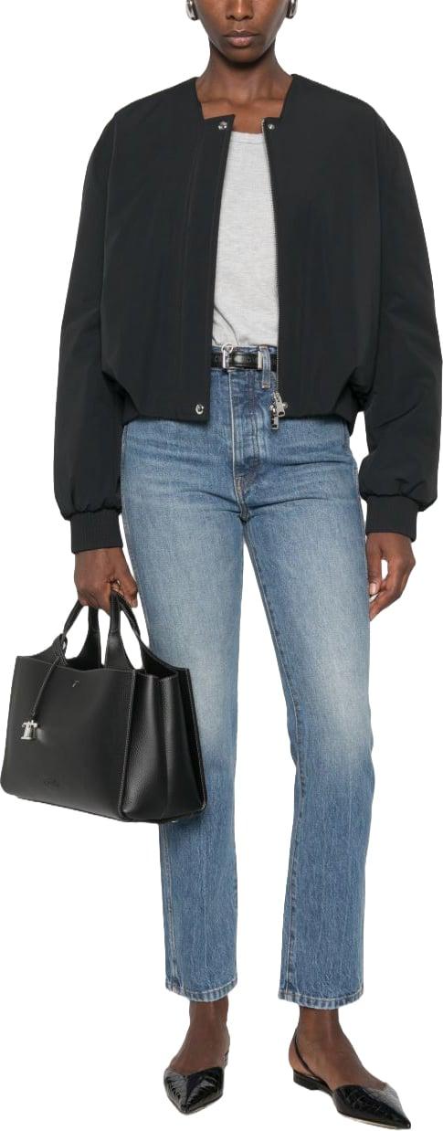 26FW 케이트 카라리스 레더 봄버 자켓 62414242200 BLACK - KHAITE