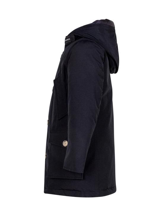 25FW [키즈] 울리치 패딩 CFWKOU0188MRUT0641 MLB MELTON BLUE - WOOLRICH
