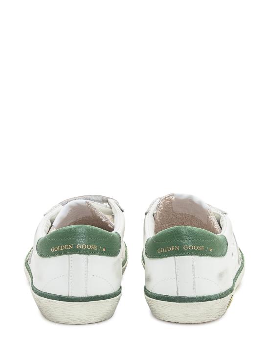 25FW [키즈] 골든구스 스니커즈 GYF00111F007425 12268 WHITE CREAM GREEN - GOLDEN GOOSE