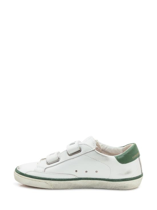 25FW [키즈] 골든구스 스니커즈 GYF00111F007425 12268 WHITE CREAM GREEN - GOLDEN GOOSE