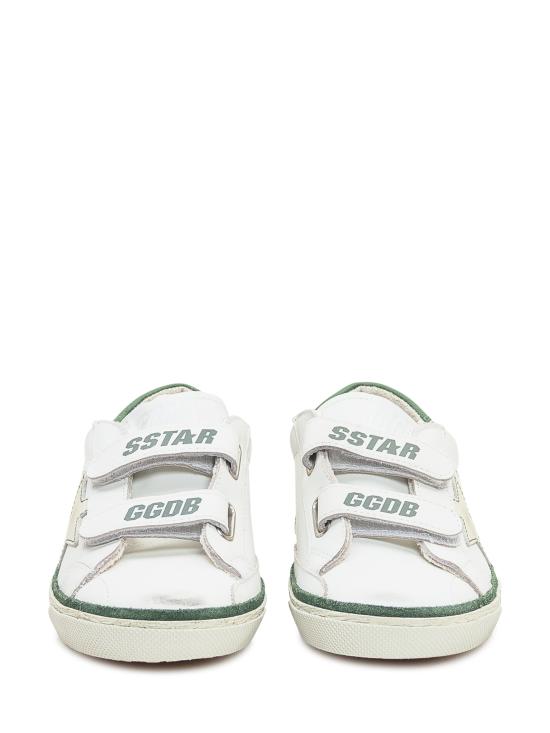 25FW [키즈] 골든구스 스니커즈 GYF00111F007425 12268 WHITE CREAM GREEN - GOLDEN GOOSE