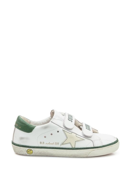 25FW [키즈] 골든구스 스니커즈 GYF00111F007425 12268 WHITE CREAM GREEN