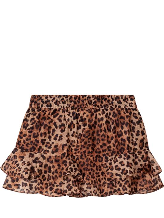 26SS [키즈] 세인트바쓰 스커트 EIV00200168L 19 SILK VOILE SAND LEOPARD - MC2 SAINT BARTH
