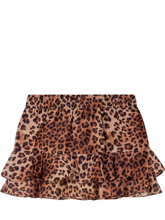 26SS [키즈] 세인트바쓰 스커트 EIV00200168L 19 SILK VOILE SAND LEOPARD