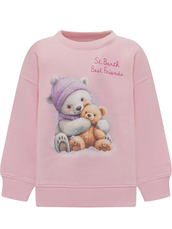 25FW [키즈] 세인트바쓰 니트/스웻셔츠 BRN000201051I 22EMB BEAR BEST FRIENDS