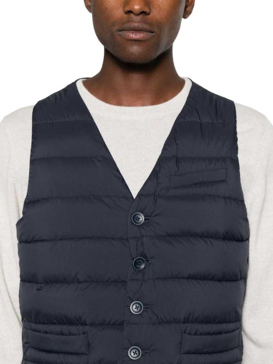 26FW 에르노 다운 베스트 그레이 PI002ULE12456Z9202 NAVY - HERNO