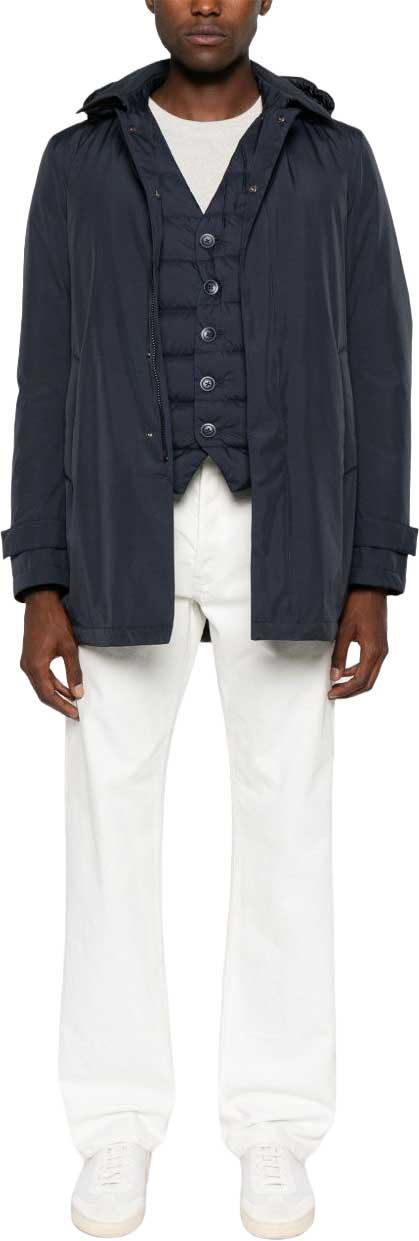 26FW 에르노 다운 베스트 그레이 PI002ULE12456Z9202 NAVY - HERNO