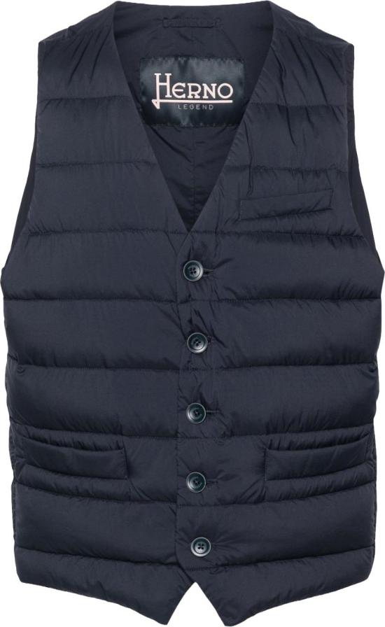 26FW 에르노 다운 베스트 그레이 PI002ULE12456Z9202 NAVY