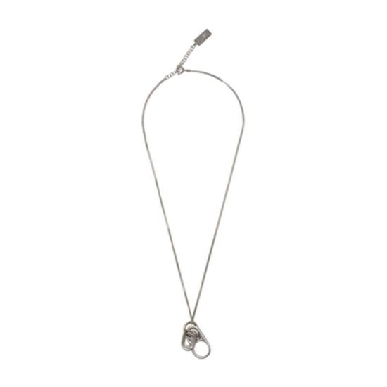  MM6 메종마르지엘라 네크리스 Mm6 메종 마르지엘라 메탈 목걸이 실버 - MM6 MAISON MARGIELA