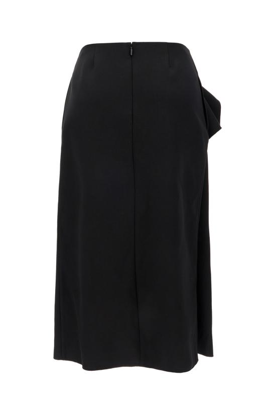 26FW 랑방 스커트 RWST00044885A26 10 BLACK - LANVIN