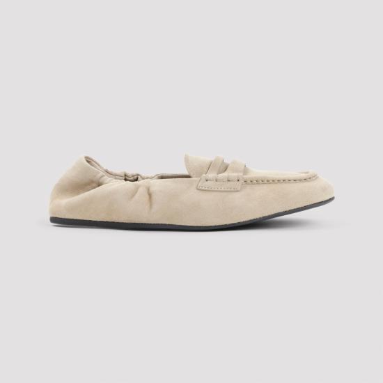 26FW 미우미우 루슈 나파 레더 로퍼 5D341EFD005008 F0F24 BEIGE O TAN - MIU MIU