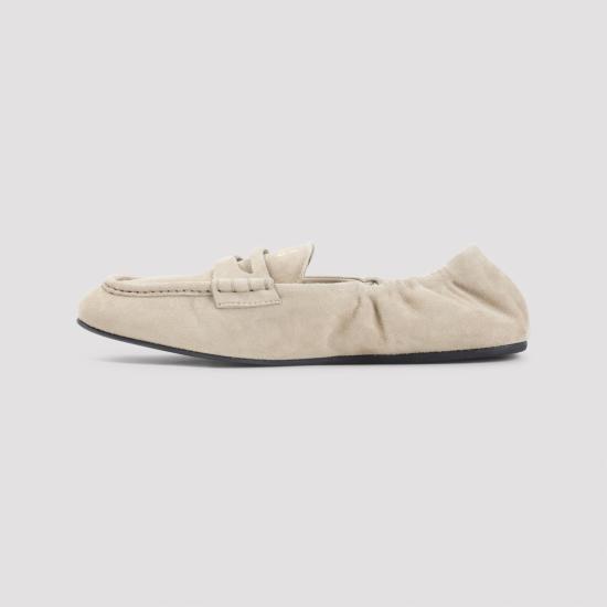 26FW 미우미우 루슈 나파 레더 로퍼 5D341EFD005008 F0F24 BEIGE O TAN - MIU MIU