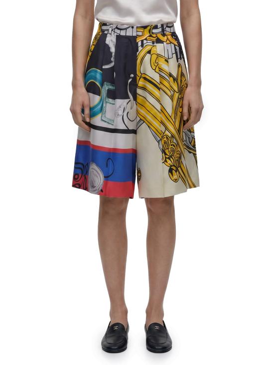 26FW 셀린느 스트레이트 팬츠 RP0VB4P35 14ML MULTICOLOR
