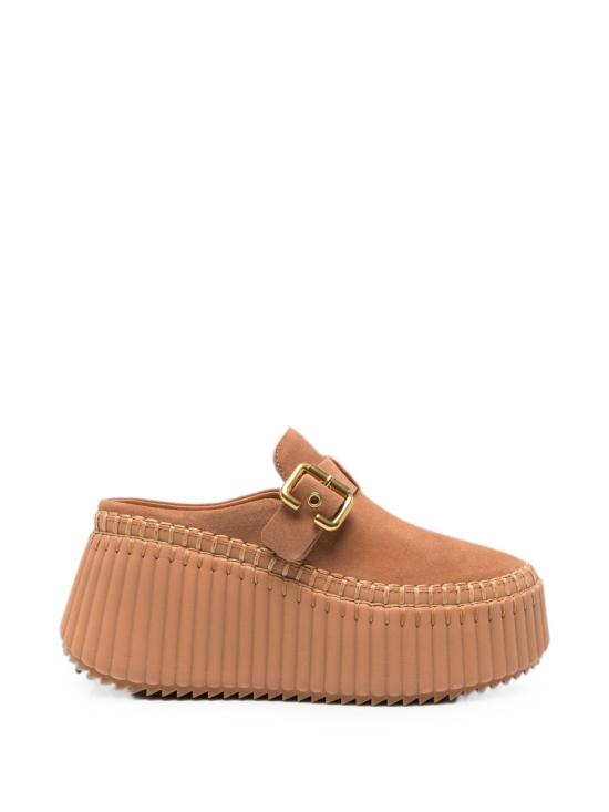 26FW 끌로에 뮬/슬리퍼 CH26A13CMS 207 BROWN