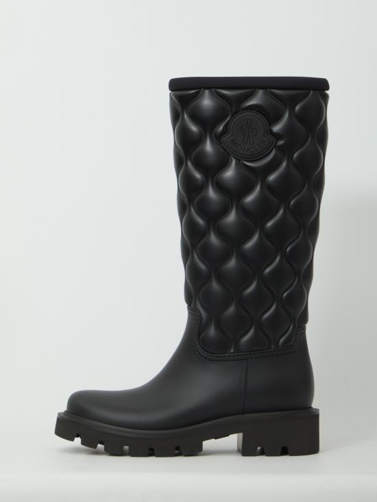 26FW 몽클레어 킥스트림 퀼팅 하이 레인 부츠 L209B4G00100M9908 999 BLACK - MONCLER