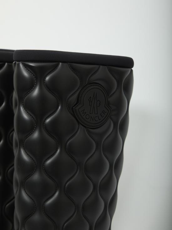 26FW 몽클레어 킥스트림 퀼팅 하이 레인 부츠 L209B4G00100M9908 999 BLACK - MONCLER