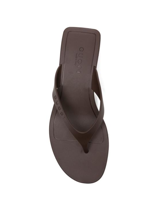 26FW 구찌 비토리아 러버 통 샌들 비토리아 러버 통 샌들 869626J8700 2007 BROWN - GUCCI