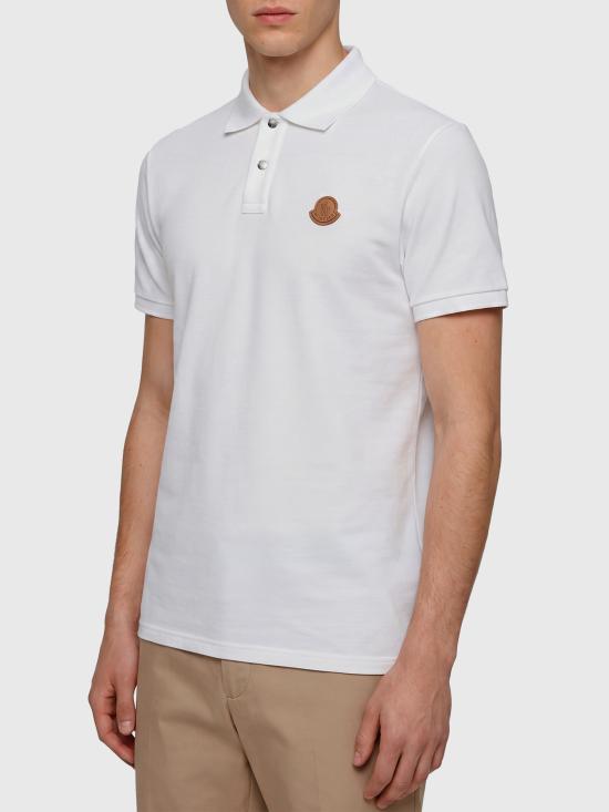26FW 몽클레어 폴로 티셔츠 L20918A0001384556 032 WHITE - MONCLER