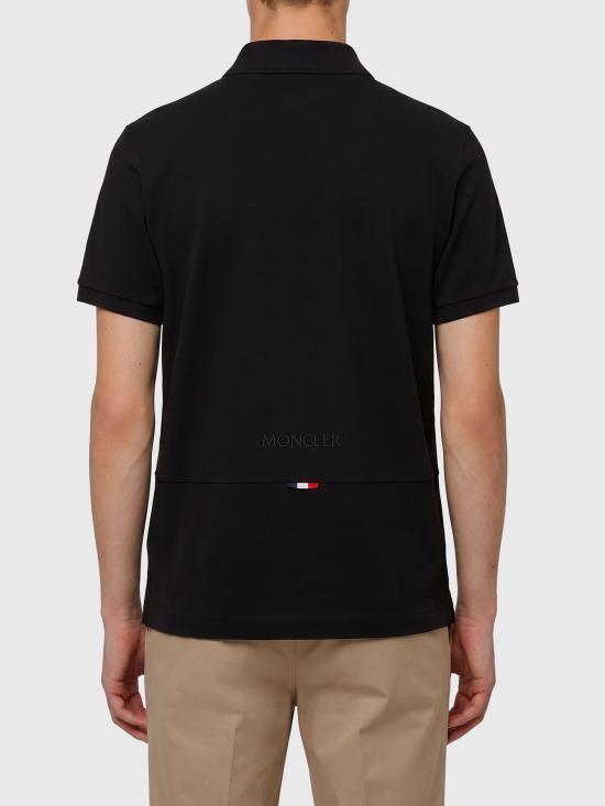 26FW 몽클레어 폴로 티셔츠 L20918A0001084556 999 BLACK - MONCLER