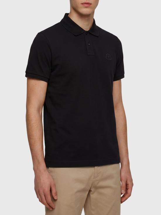 26FW 몽클레어 폴로 티셔츠 L20918A0001084556 999 BLACK - MONCLER