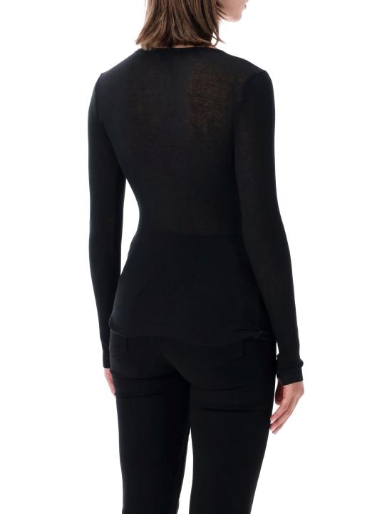 26FW 제임스펄스 반팔 티셔츠 WVA3940 BLK BLACK - JAMES PERSE