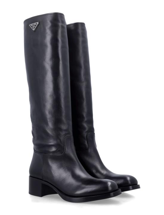 26FW 프라다 스웨이드 부츠 1W228NFA040070 F0002 BLACK - PRADA