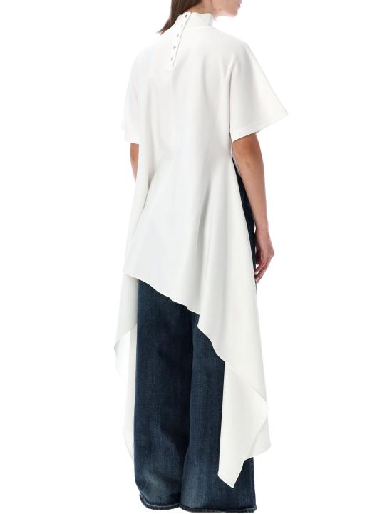 26FW 알라이아 반팔 티셔츠 AA9I0031J095 000 BLANC - ALAIA