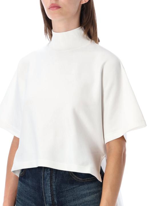 26FW 알라이아 반팔 티셔츠 AA9I0031J095 000 BLANC - ALAIA