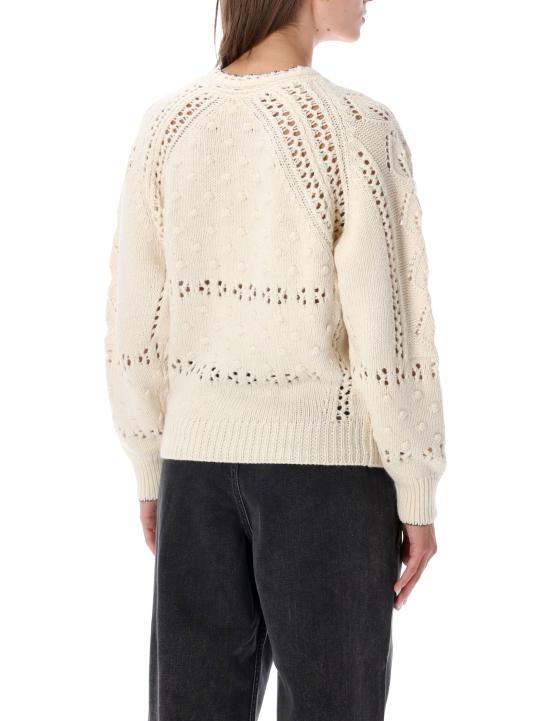 26FW 이자벨마랑에뚜왈 루체 풀오버 오픈워크 울 스웨터 PU0938FAD3L02E 23EC ECRU - ISABEL MARANT ETOILE