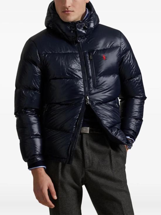26FW 폴로 랄프로렌 고햄 글로시 다운 자켓 710968281 002 NAVY - POLO RALPH LAUREN