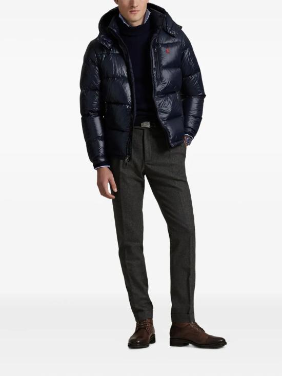 26FW 폴로 랄프로렌 고햄 글로시 다운 자켓 710968281 002 NAVY - POLO RALPH LAUREN