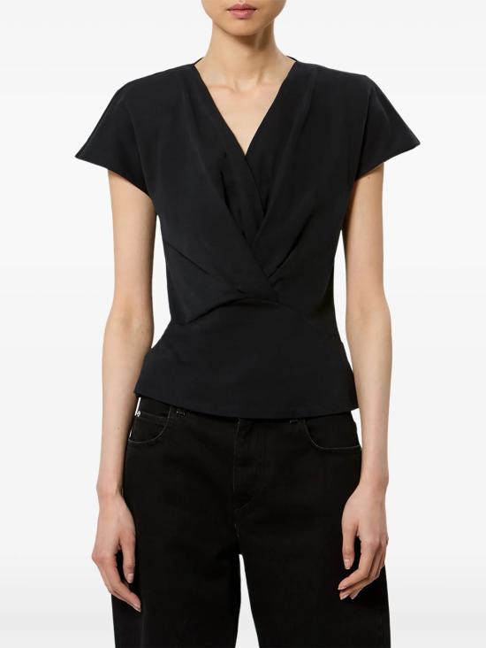 26FW 이자벨마랑에뚜왈 반팔 티셔츠 TS0341FAA1N41I 01BK BLACK - ISABEL MARANT ETOILE