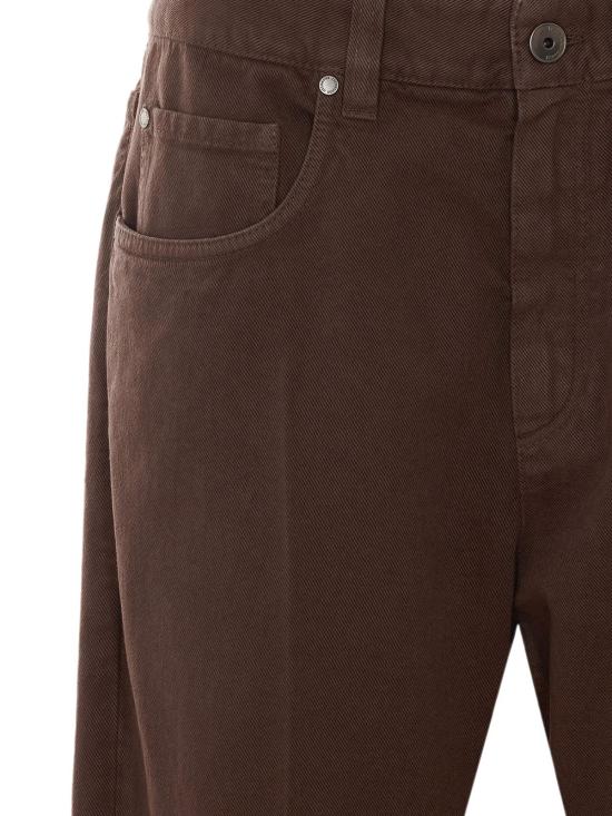26FW 브루넬로 쿠치넬리 컨템포러리 루즈 데님 팬츠 M0H81P5568 C4299 BROWN - BRUNELLO CUCINELLI