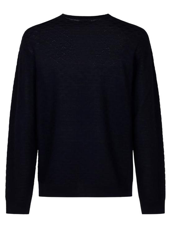 26FW 조르지오 아르마니 스웨터 GM003873AF28176 U8139 BLUE - GIORGIO ARMANI