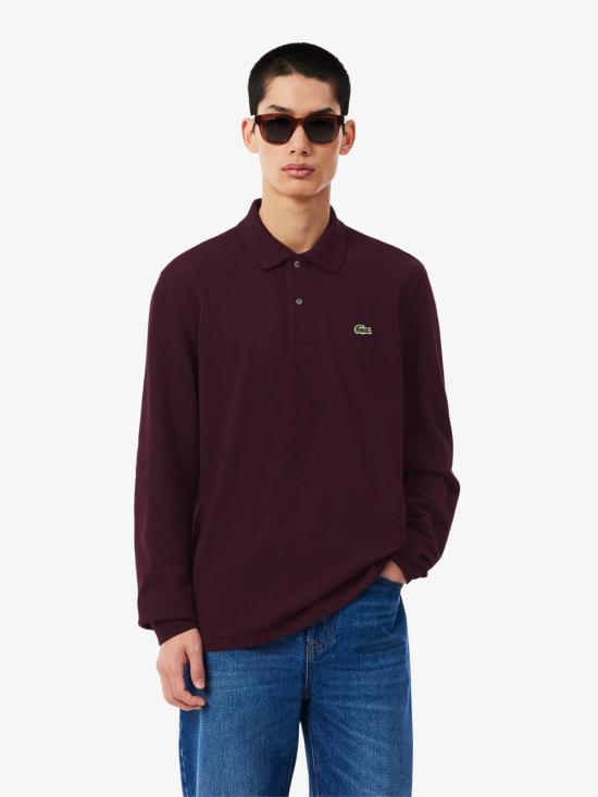 26FW 라코스테 클래식 롱슬리브 폴로 셔츠 L1312 3KE BROWN - LACOSTE