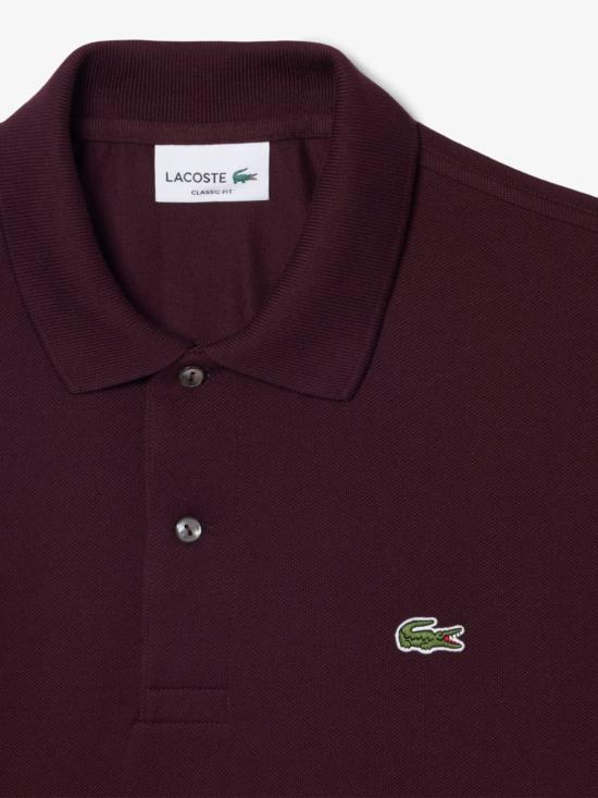 26FW 라코스테 클래식 롱슬리브 폴로 셔츠 L1312 3KE BROWN - LACOSTE