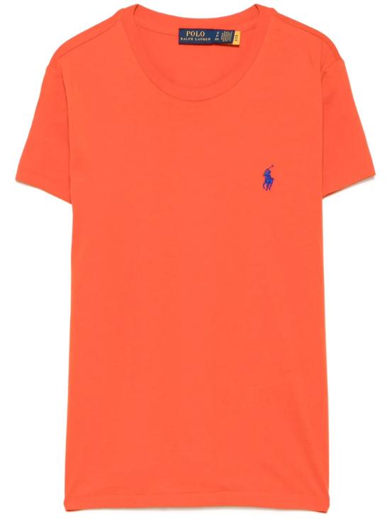 26FW 폴로 랄프로렌 클래식 핏 포니 로고 자수 티셔츠 211B14605 028 YELLOW ORANGE