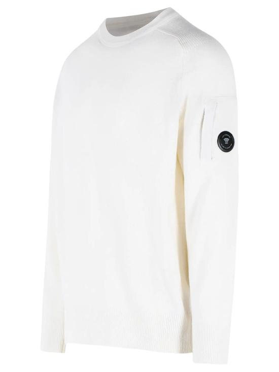 26FW 씨피 컴퍼니 스웨터 21CMKN085A110149A 103 WHITE - C.P. COMPANY