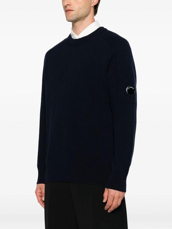 26FW 씨피 컴퍼니 스웨터 21CMKN085A110149A 888 BLUE - C.P. COMPANY